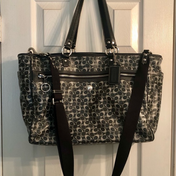 Large Coach Carry-On Tote Bag - Picture 1 of 14